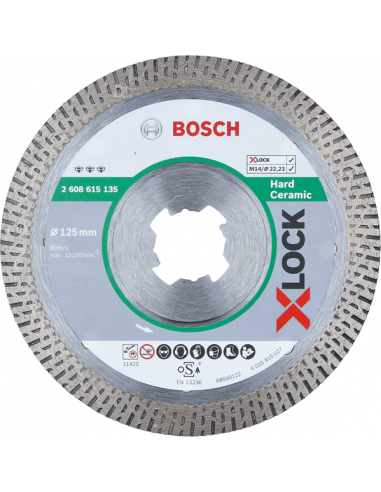 Disco Best Hard Ceramic  Bosch 125x1.1x10 mm