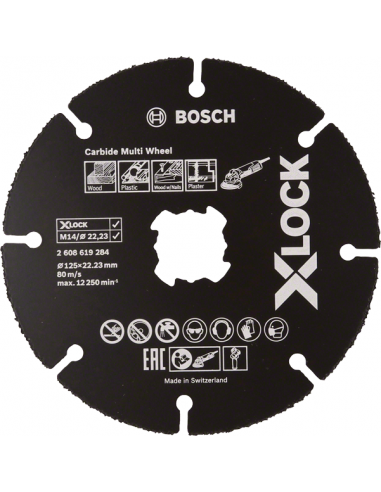 Disco corte Multiwheel Bosch X-LOCK 125 mm